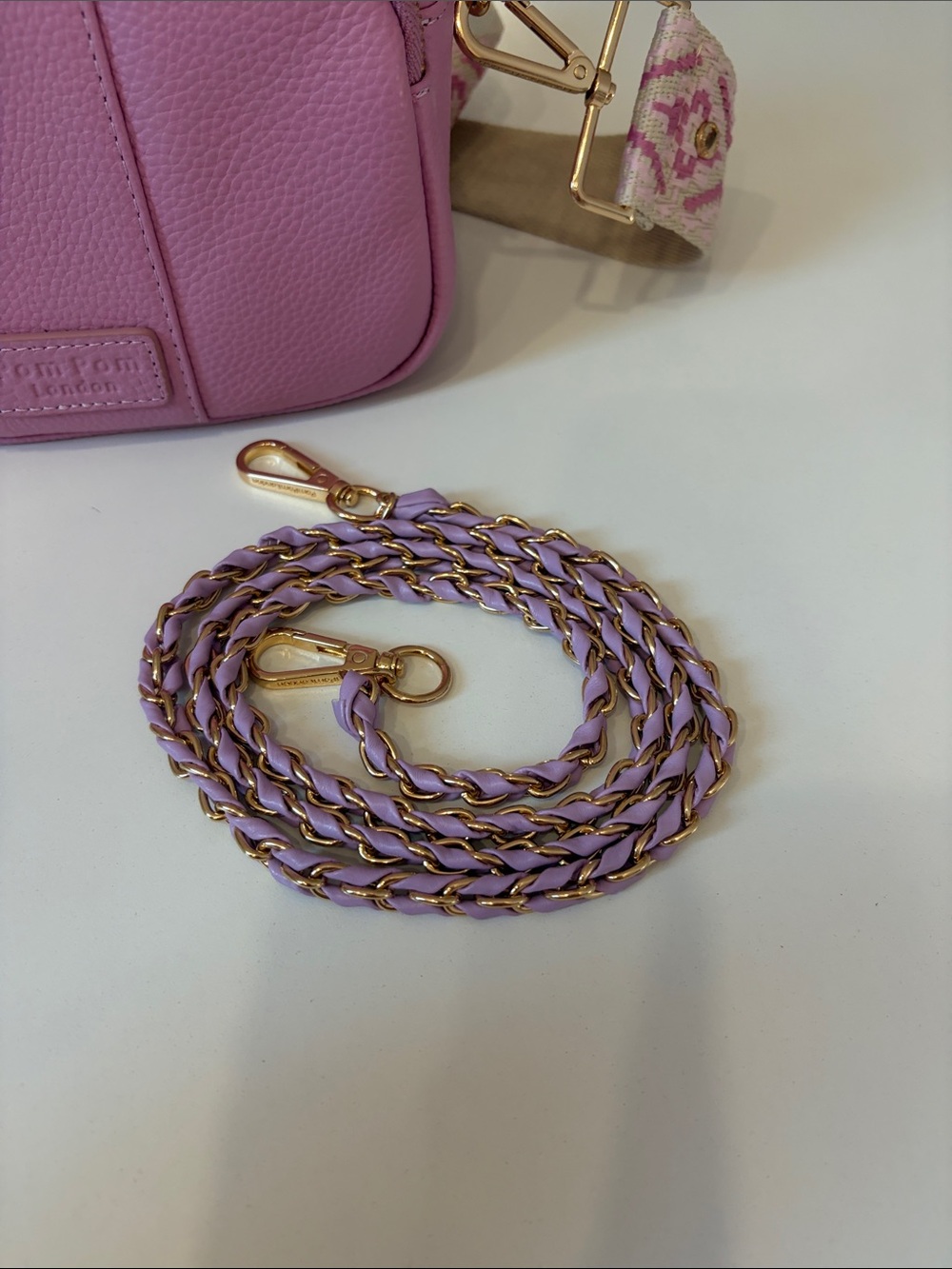 Pom Pom London crossbody with interchangeable straps - Picture 10 of 13